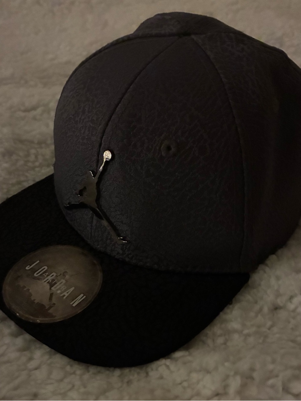 NEW! Air Jordan Infant Black Snapback Hat with Jumpman Logo